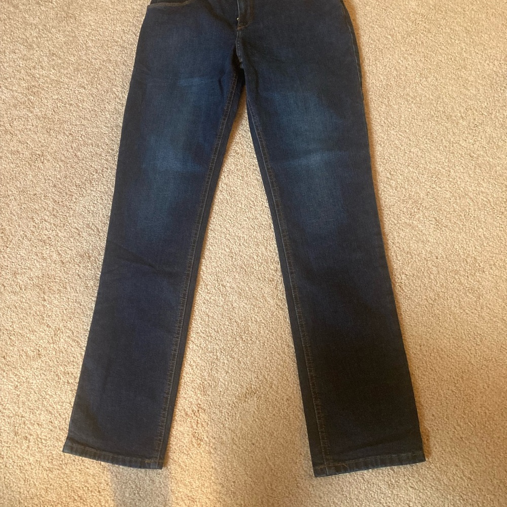 Mott & Bow Women's Boyfriend Jeans - Medium/Dark Blue